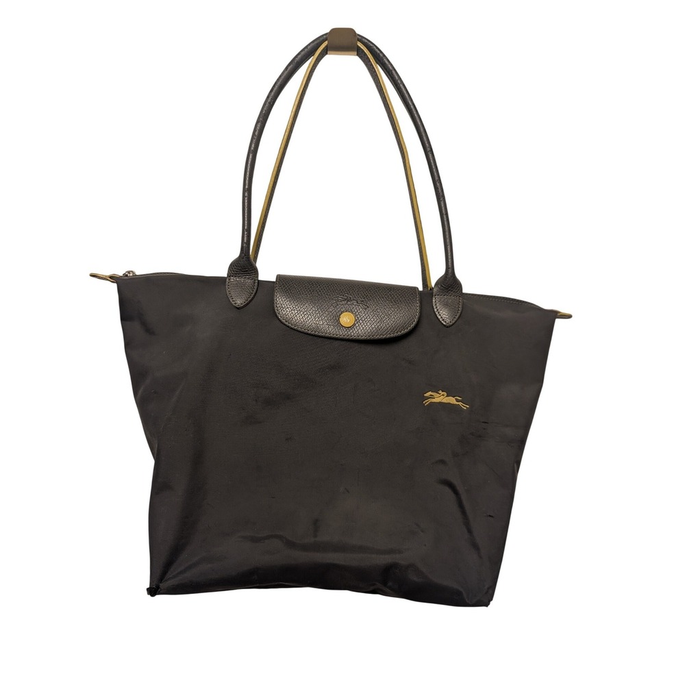 Longchamp Le Pliage Club Large Shoulder Tote Bag Nylon Travel Classic Work Chic